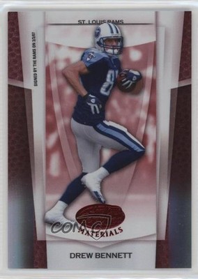 2007 Leaf Certified Materials Mirror Red 65/100 Drew Bennett #65 9ty