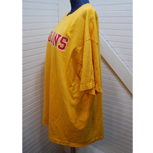 Vintage USC Trojans t-shirt Men's 2XL UNISEX Yellow Alstyle Apparel Y2K RETRO - Picture 3 of 8
