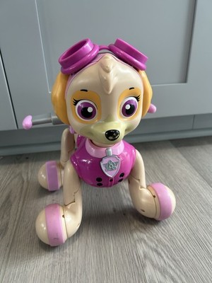 Paw Patrol Zoomer Skye Interactive Dog Robotic Pup, Moves, Speaks English French