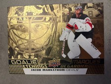 2025-26 Upper Deck Tim Hortons Goalie Etchings Jacob Markstrom GE-1 Devils