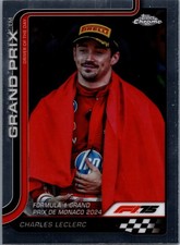 2025 Topps Chrome Formula 1 F1 #129 Charles Leclerc Trading Card Ferrari