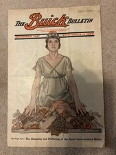Vtg The Buick Bulletin. Nov 1917. Pretty Good Condition For 110 Yrs Old