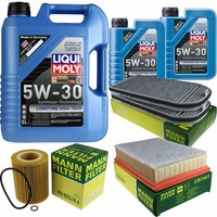 Mann Inspektionspaket 7L Liqui Moly Longtime 5W-30 FüR BMW 7Er E38 728I Il