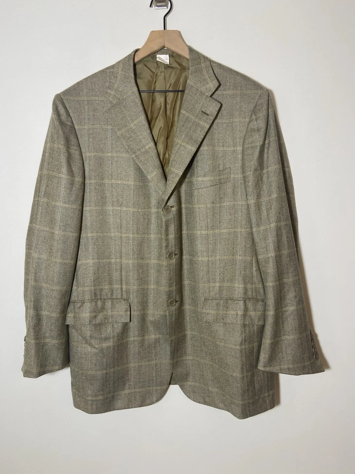 KITON Mitchells 100% Cashmere Men's Napoli Blazer 44 US UK 54 Sport Coat - Image 4 of 4