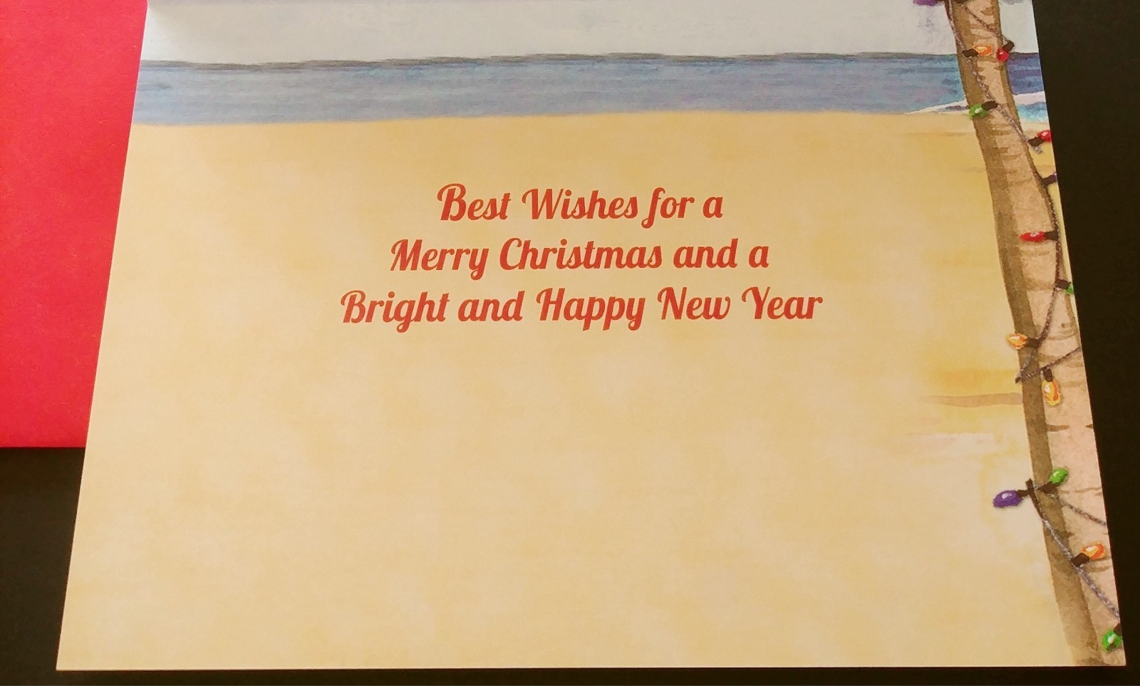 "Flamingo-Rolling", (3) Leanin Tree Christmas, New Yr Cards, New & (3) Envelopes