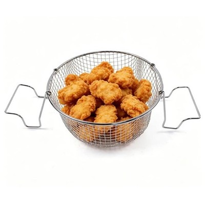 Frittierkorb Edelstahl für Truthahn Friteuse kompatibel mit den meisten Fritteusen