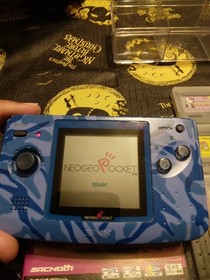 Neo Geo Pocket Color Lot With 14 Games, Snk VS Capcom Card Fight , Faselei!