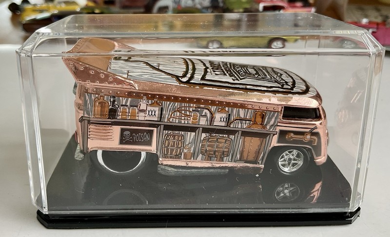 Hot Wheels VW Drag Bus from Liberty 2015 Moonshine Bus 1 Of 1000 Copper Dazzle