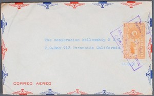 MayfairStamps Venezuela Caracas to Oceanside CA Air Mail Cover aaz_98597
