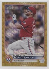 2022 Topps Chrome Gold Wave Refractor 49/50 Kole Calhoun #17 11ap