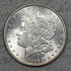 1878-P Morgan Dollar Reverse of 1879 Unc Details! #12DIR