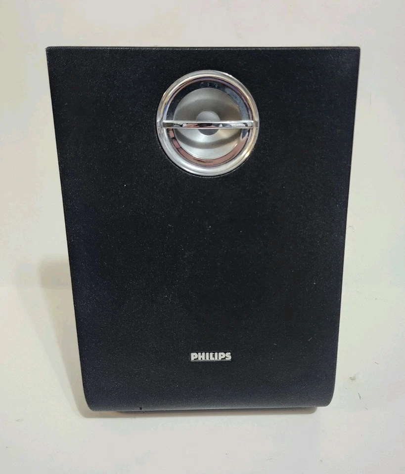 PHILIPS MC235B/37 Micro Home System Shelf Speaker Replacement Left Side Tested  - Image 2 of 4
