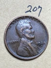 1924-D LINCOLN WHEAT CENT, "VERY FINE" CONDITION, Low Mintage DATE, #207