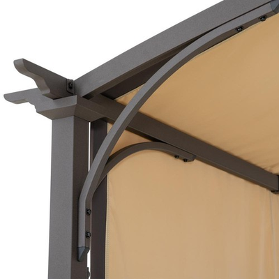 #ad Sunjoy 9.5 x 11 ft. Outdoor Steel Arched Pergola $337.41