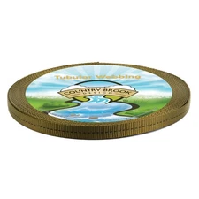 Country Brook® 1/2in Olive Drab Green Military Spec Tubular Nylon Webbing,50 Yds