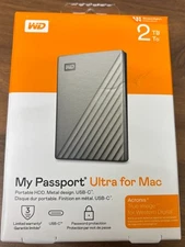WD - My Passport Ultra for Mac 2TB External USB 3.0 Portable Hard Drive - NEW