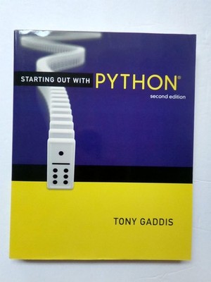 Starting Out with Python (2nd Edition) (Gaddis Series) - paperback Gaddis, T...
