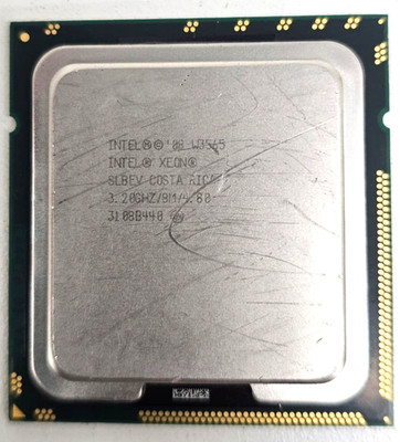Intel Xeon 08 W3565 Processor 3.20GHz/8M/4.80 SLBEV COSTA RICA 3108B440 Tested.