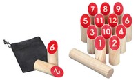 Philos 3315 - Number Kubb Game, Holz, Geschicklichkeitsspiel, Wurfspiel,...