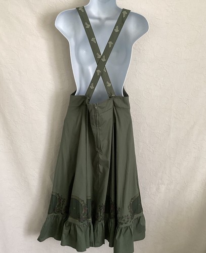 Her Universe L Lord Of Rings Hobbit Flowers Midi Jumper Skirt Whimsy Peasant HTF - Picture 5 of 10