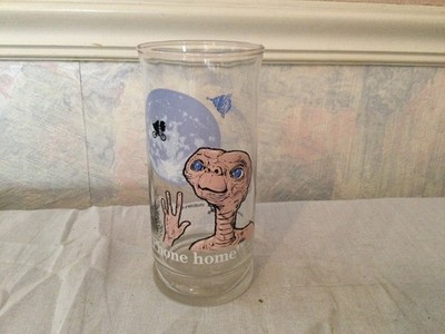 Vintage 1982 Pizza Hut Glass E.T. The Extra Terrestrial ''Phone home''