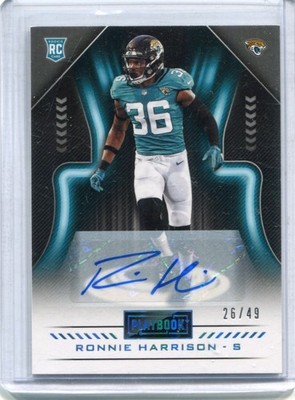 2018 Playbook - RONNIE HARRISON - Platinum Autograph Rookie - JAGUARS #d/49