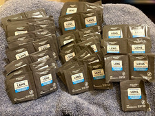 Equate Pre-Moistened Lens Cleaning Wipes for All Lenses, Black/White/Blue