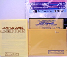COMMODORE 64/128 -- THE EIDOLON (LUCASFILM GAMES/ACTIVISION - DISK)