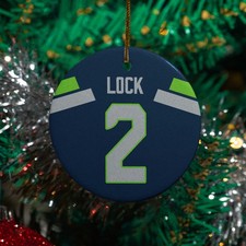 Drew Lock 2 Inspired Christmas Ornament - Seattle Fans Tribute Xmas Keepsake