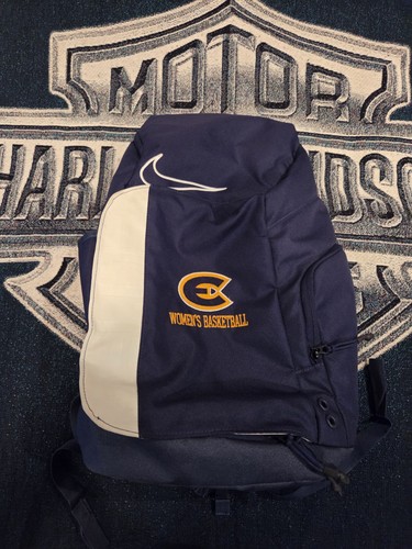 Nike Elite Pro 32L Basketball Backpack - Navy Blue/White
