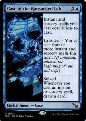 MTG Case of the Ransacked Lab Normal NM Murders at Karlov Manor Magic
