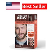 Control GX 4 Fl Oz Grey Reducing Beard Shampoo - Softens Thickens Facial Hair