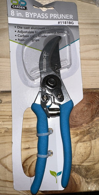 D&D Garden Bypass Pruning Shears 8   Carbon Steel Blade Non-Slip Grips
