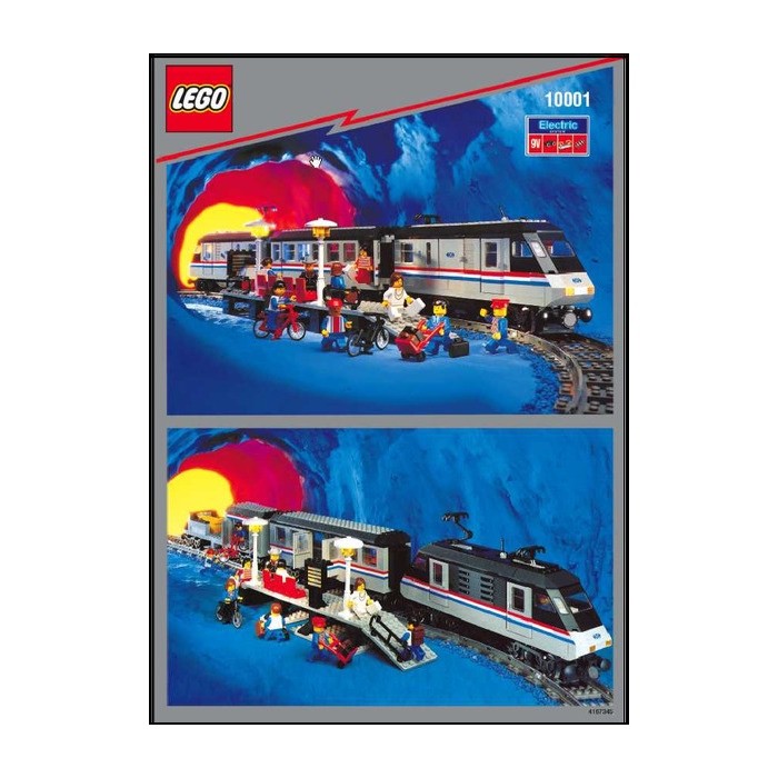 Lego Instructions ONLY Metroliner Set 10001, Set not included Ins. 2