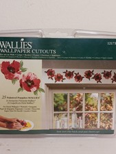 Wallies -Wallpaper Cutouts 25 Pink Paper Popp...