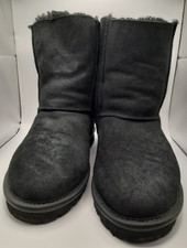 Celtic & Co Womens Aqualamb Black Sheepskin Boots Durable Soles SzUK 7 EU41