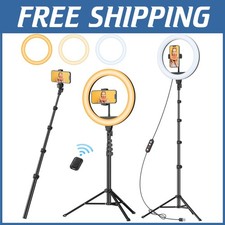 12" Ring Light with 63" Tripod Stand  Selfie Remote