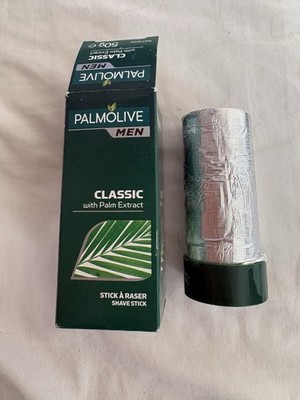 NOS Palmolive Shave Stick Traditional Wet Shaving Soap Palm Extract