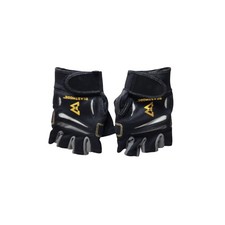Guantes Bionic Beastmode para Hombres Pequeños Sin Dedos Fitness Gimnasio Cuero Negro