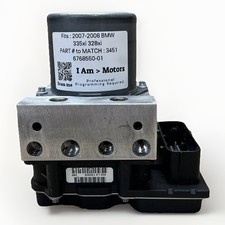 Genuine Bosch Abs Brake Pump Module 2007 2008 Bmw 335xi 328xi 3451 6768550-01