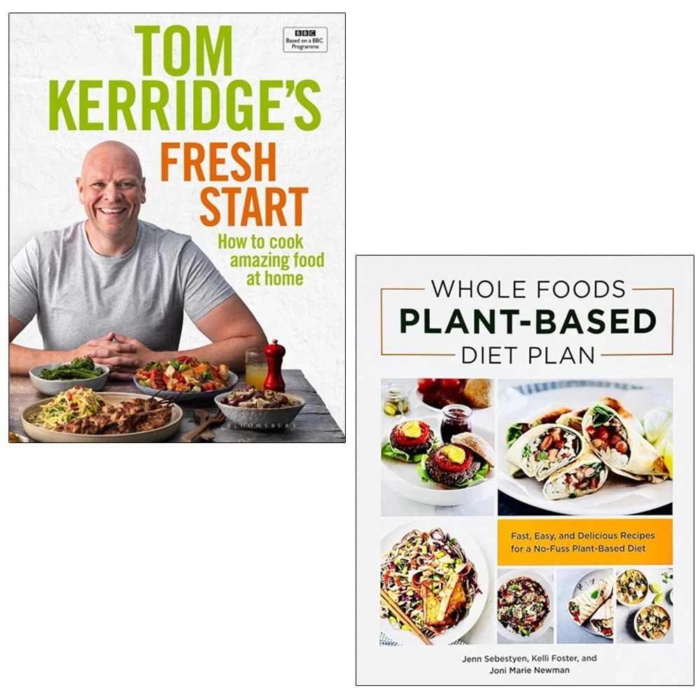 Tom Kerridge's Fresh Start, Whole Foods Plant-Based Diet Plan 2 Books Set - Image 3