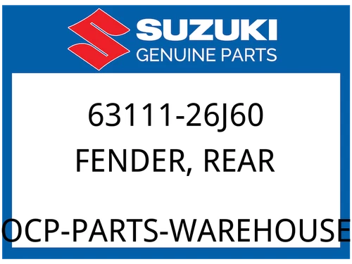 FENDER, REAR