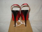 100% AUTH NEW WOMEN LOUBOUTIN LADY PEEP 150 PLATFORM SLINGBACK PUMP/HEEL US 9.5 — photo 4