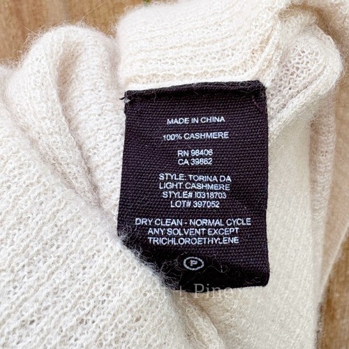 Theory Torina Kaschmir Strickjacke creme beige Gr. Small Waffelstrick Pullover - Bild 10 von 13