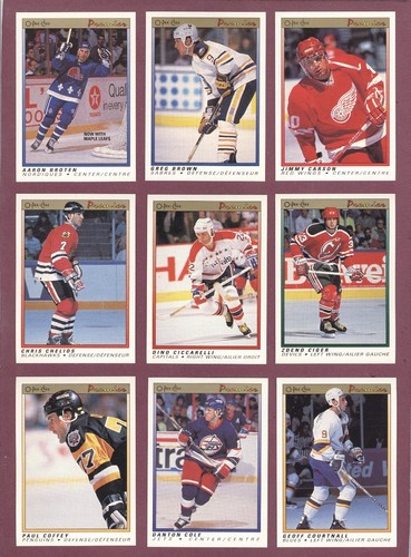 1990-91 O PEE CHEE 90-91 OPC PREMIER NHL HOCKEY CARD 1-132 SEE LIST - Picture 26 of 265