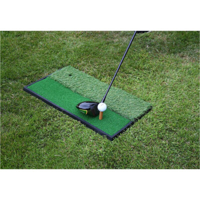 2 in 1 Abschlag Golf Matt - Mini Home Driving Range Pad - Schutz Gras Training