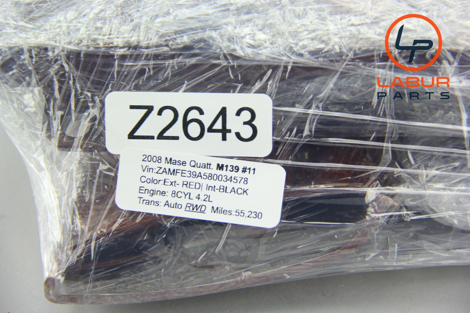M139 Maserati 03-08 Quattroporte Wood Dashboard and Door Panel Trim SET Z2643