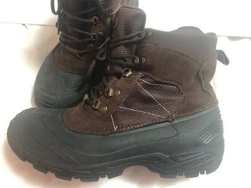London Fog Men’s Waterproof Cg043 LFM-Woodside Insulated Snow Boots SZ:11M - Picture 3 of 4
