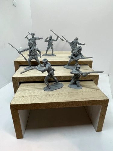 LOD Enterprises Plastic Figure Set LOD064 FRENCH & INDIAN WAR FRENCH MILITIA - Picture 3 of 5