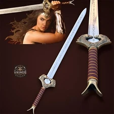 Wonder Woman God Killer Hand Forged Replica Sword Lady Rohan AKA With Sheath